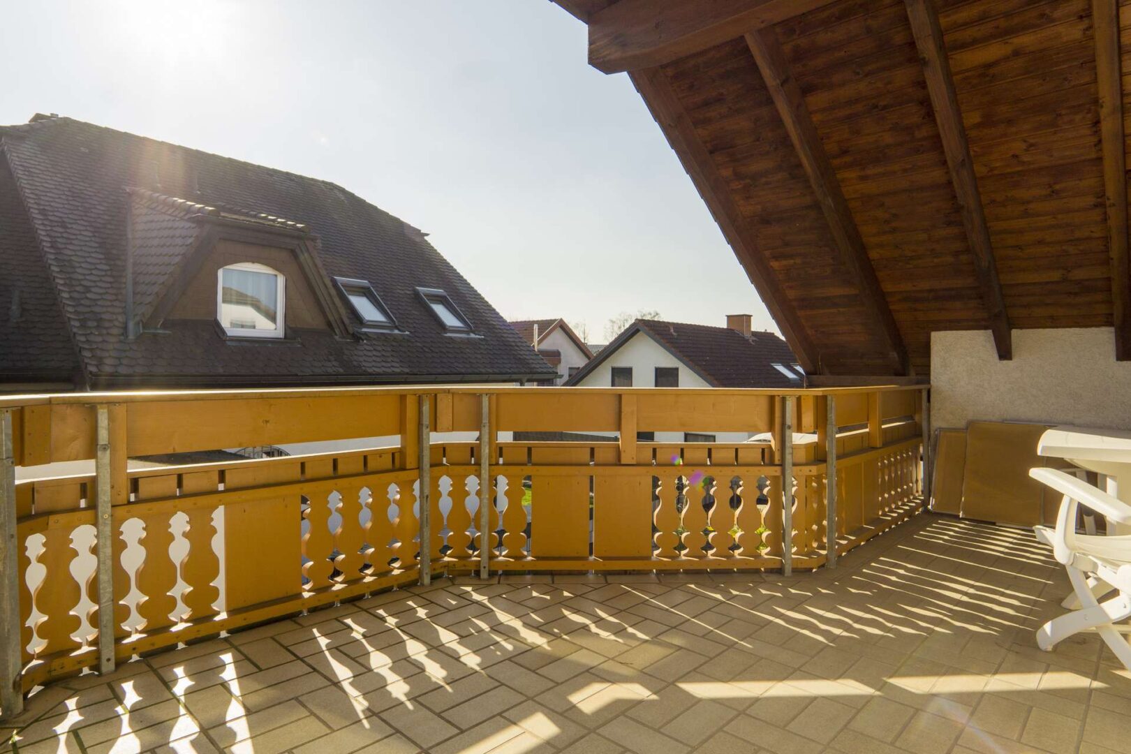Großer Balkon